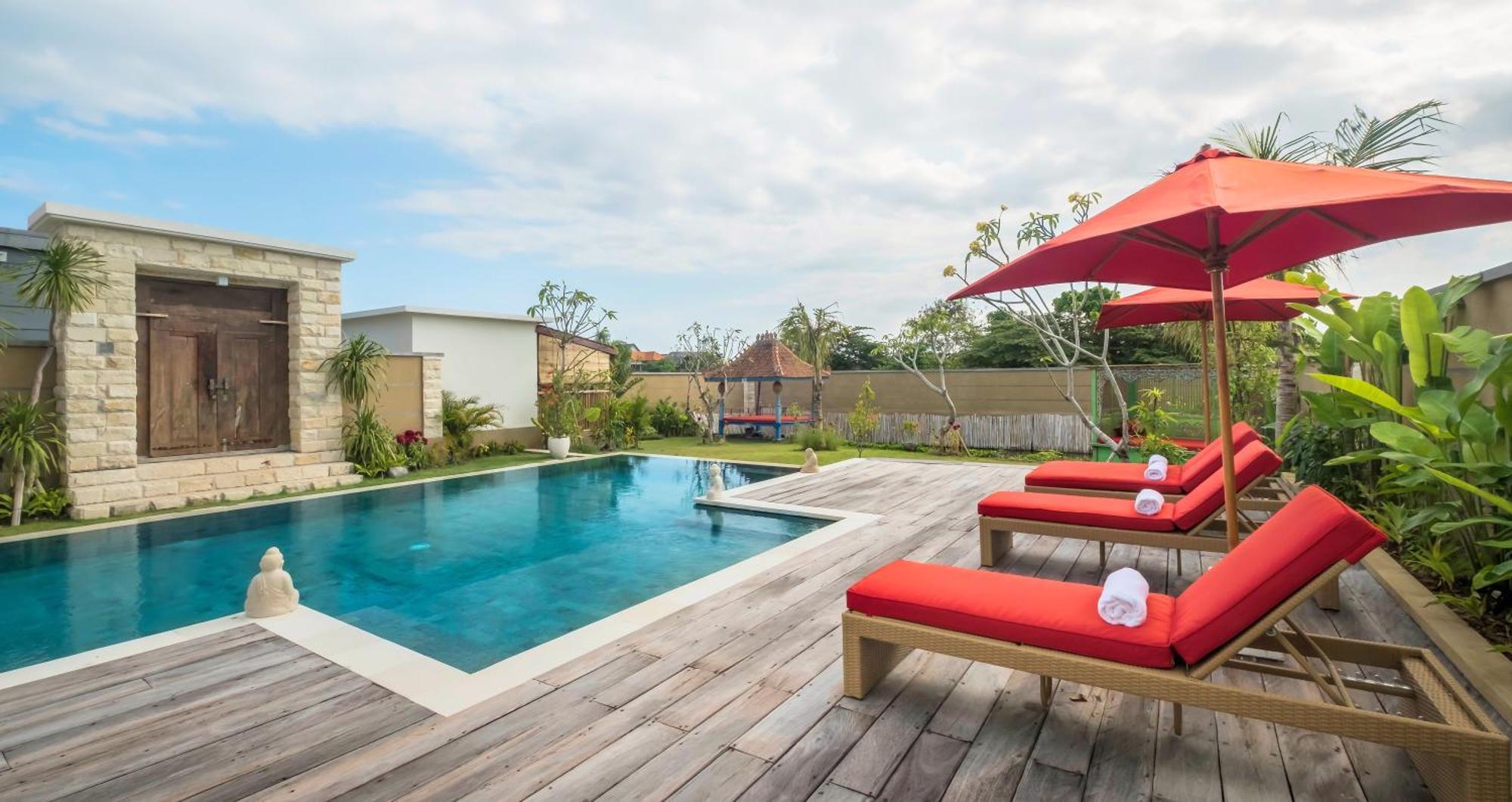 Villa Manggala - 13 Mins Walk To Berawa Beach Canggu Exteriér fotografie